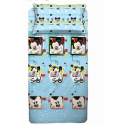 COMPLETO LENZUOLA MICKEY MOUSE 1POSTO HERMET