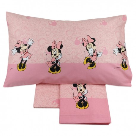 COMPLETO LENZUOLA MINNIE MOUSE 1POSTO G&C